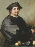 Andrea del Sarto portrait of becuccio bicchieraio Sweden oil painting artist